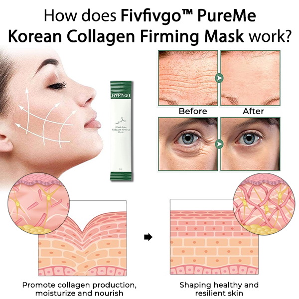 Fivfivgo™ PureMe Korean Collagen Firming Mask