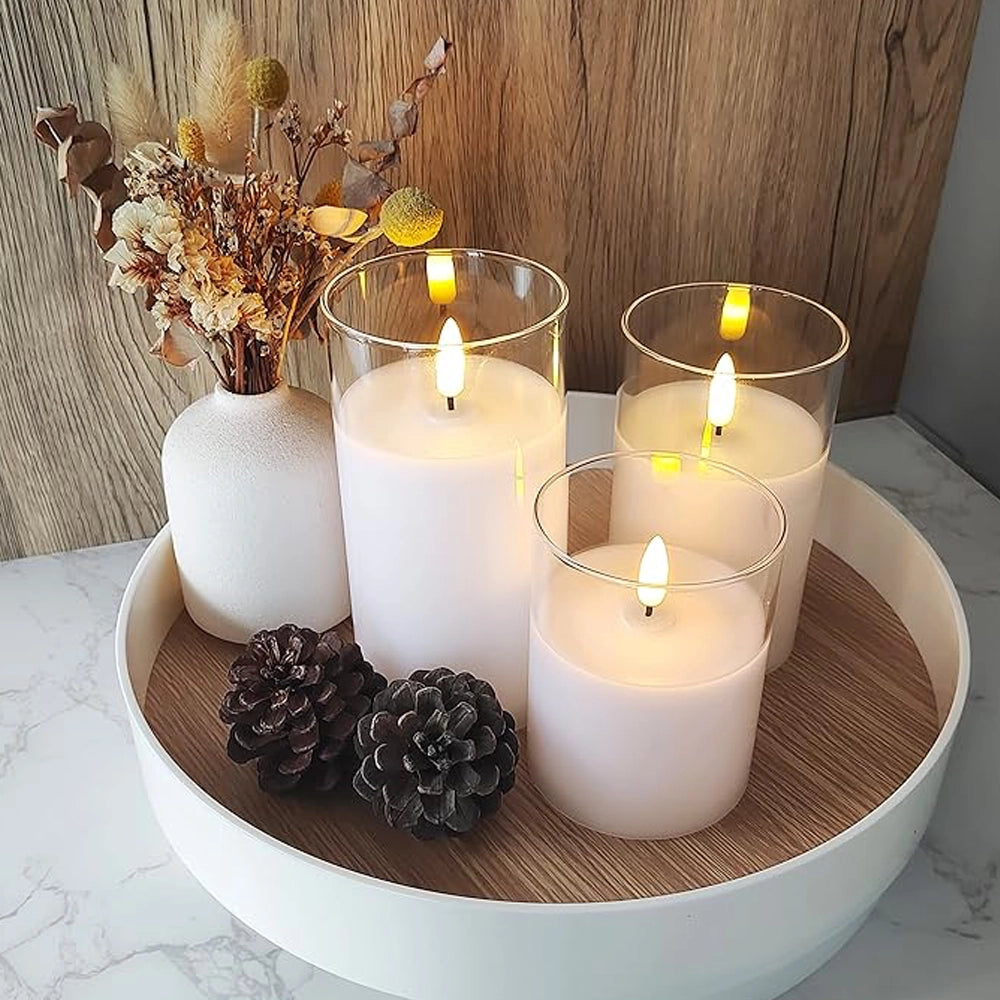 Glowlabo® Flameless Candles Set