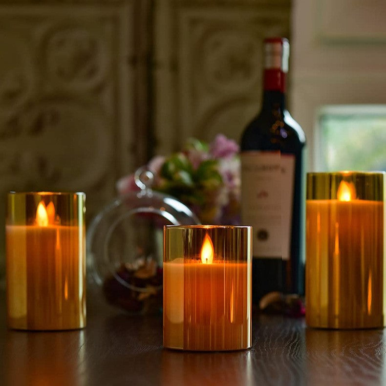 Glowlabo® Flameless Candles Set