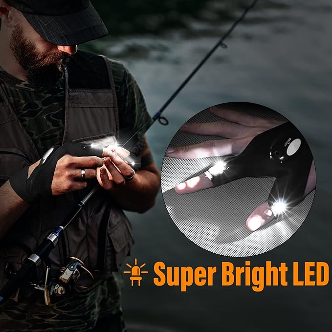 🔥HOT Sale - 70% OFF!🔥 - LED Flashlight Waterproof Gloves🎁