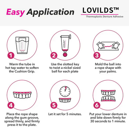 ✨✨✨[Official Brand Store] LOVILDS™ Thermoplastic Denture Adhesive(✨BUY 2 GET 1 FREE🎁)